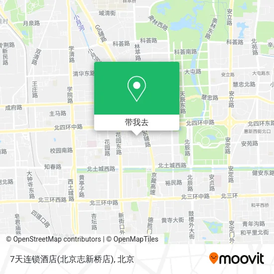 7天连锁酒店(北京志新桥店)地图