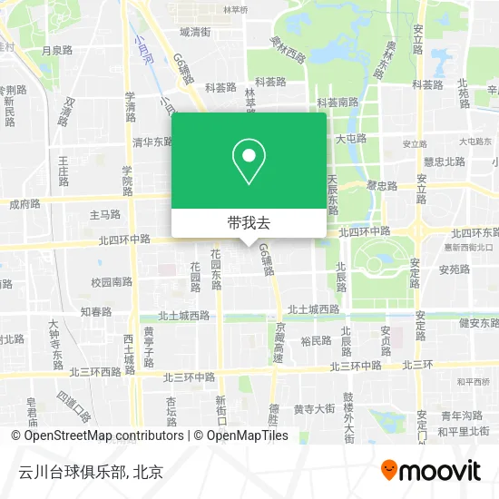 云川台球俱乐部地图