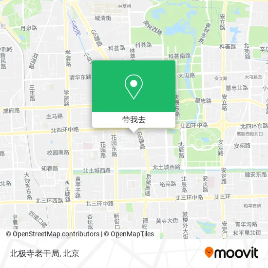北极寺老干局地图