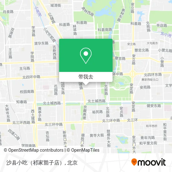 沙县小吃（祁家豁子店）地图