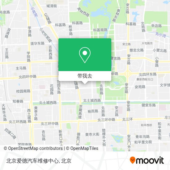 北京爱德汽车维修中心地图