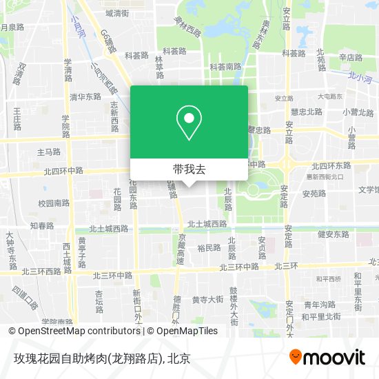 玫瑰花园自助烤肉(龙翔路店)地图