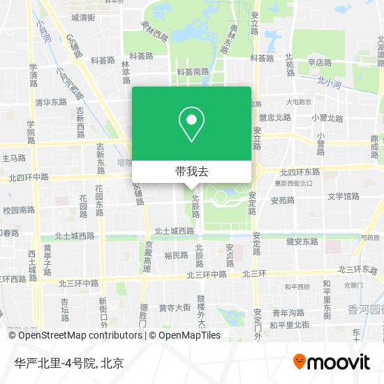 华严北里-4号院地图