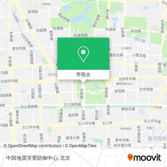 中国地震灾害防御中心地图