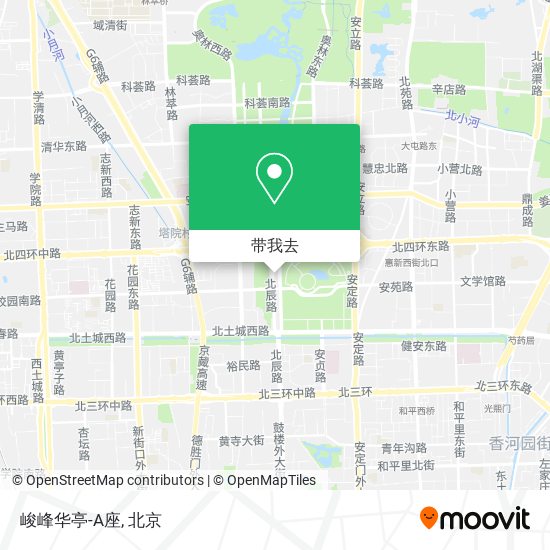 峻峰华亭-A座地图