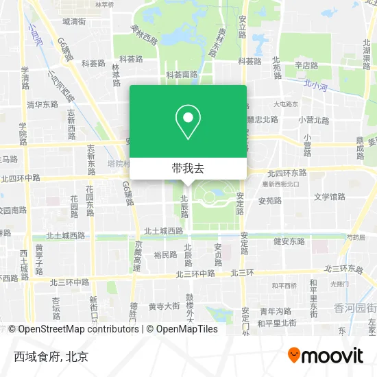 西域食府地图