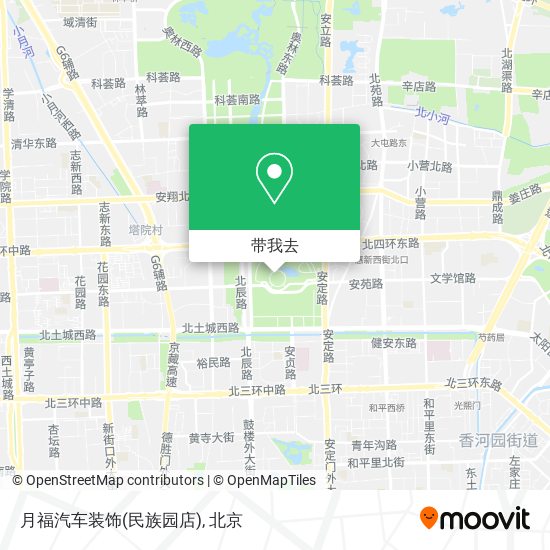 月福汽车装饰(民族园店)地图