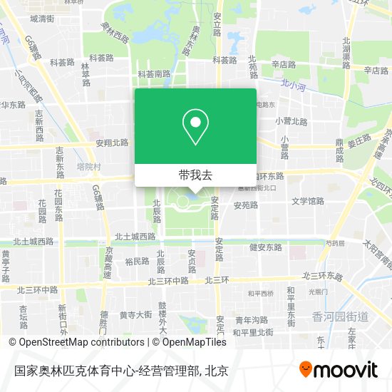 国家奥林匹克体育中心-经营管理部地图