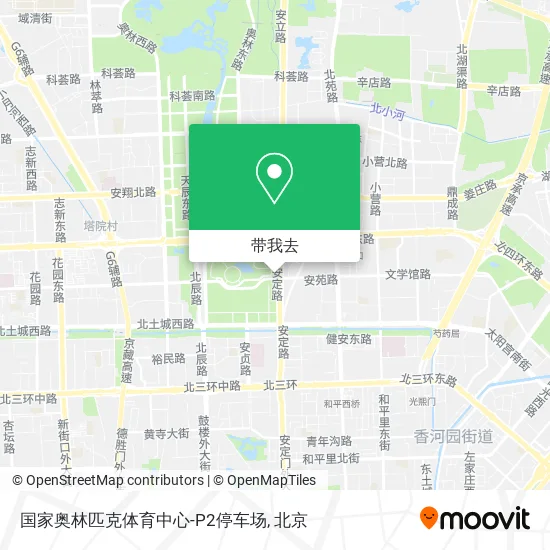 国家奥林匹克体育中心-P2停车场地图