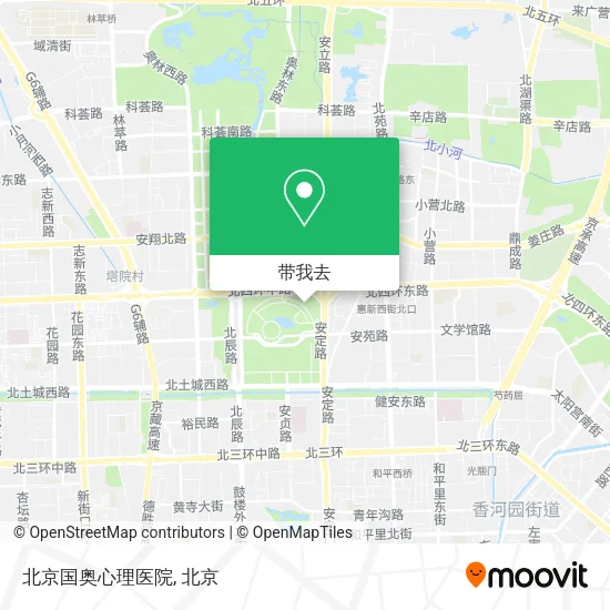 北京国奥心理医院地图