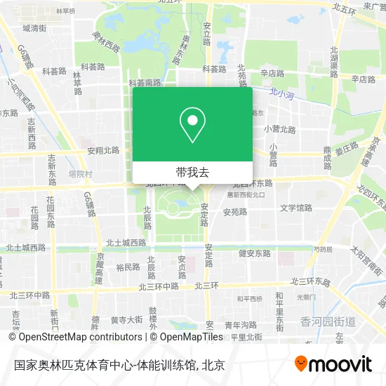 国家奥林匹克体育中心-体能训练馆地图