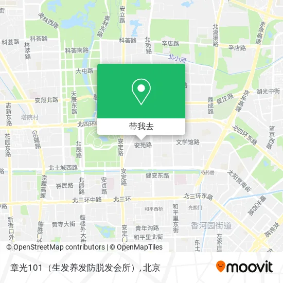 章光101（生发养发防脱发会所）地图