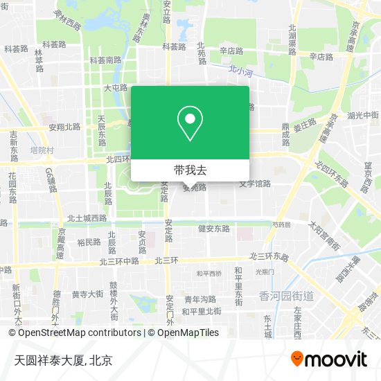 天圆祥泰大厦地图