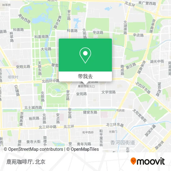 鹿苑咖啡厅地图