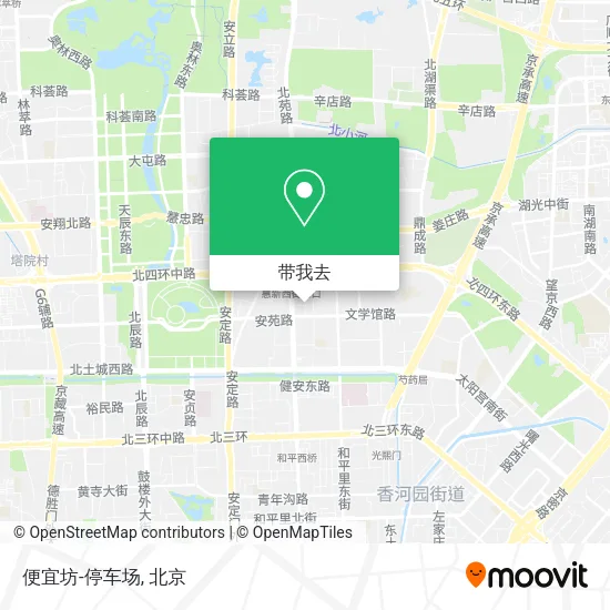 便宜坊-停车场地图