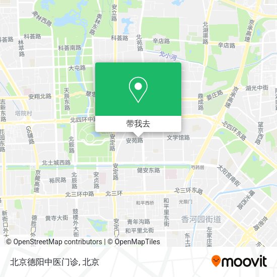 北京德阳中医门诊地图