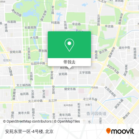 安苑东里一区-4号楼地图