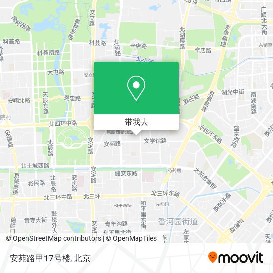 安苑路甲17号楼地图