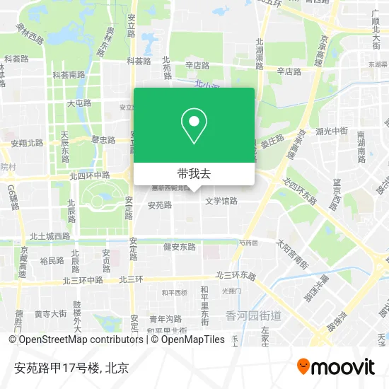 安苑路甲17号楼地图