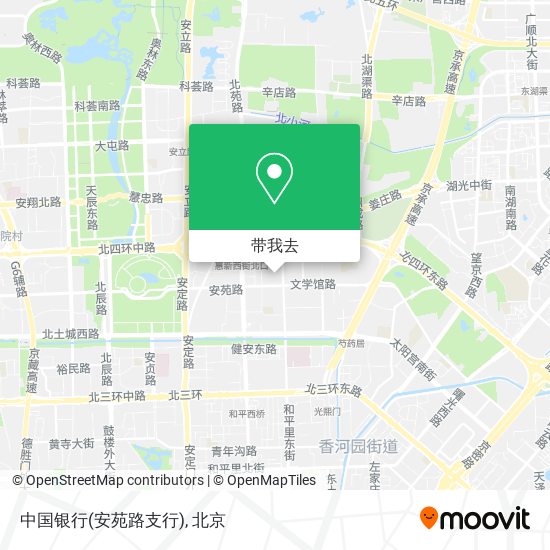 中国银行(安苑路支行)地图