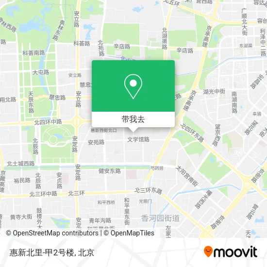惠新北里-甲2号楼地图