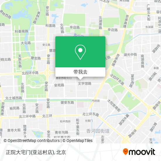 正院大宅门(亚运村店)地图