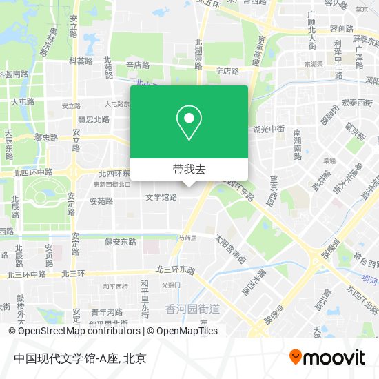 中国现代文学馆-A座地图