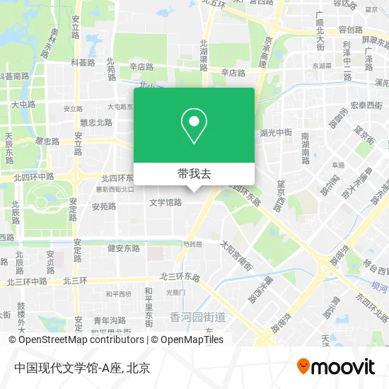 中国现代文学馆-A座地图