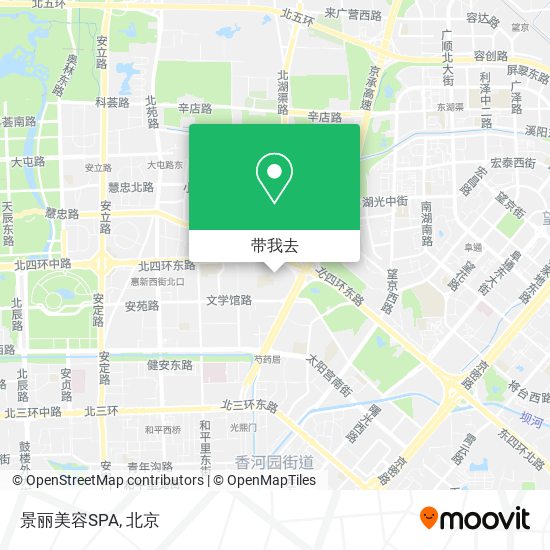 景丽美容SPA地图