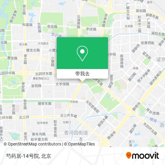 芍药居-14号院地图