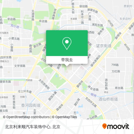 北京利来顺汽车装饰中心地图