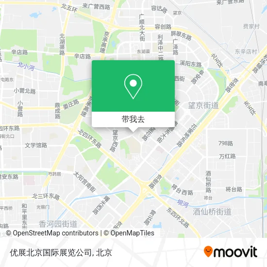 优展北京国际展览公司地图