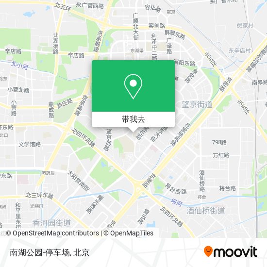 南湖公园-停车场地图