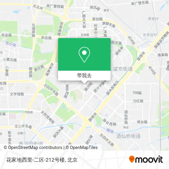 花家地西里-二区-212号楼地图