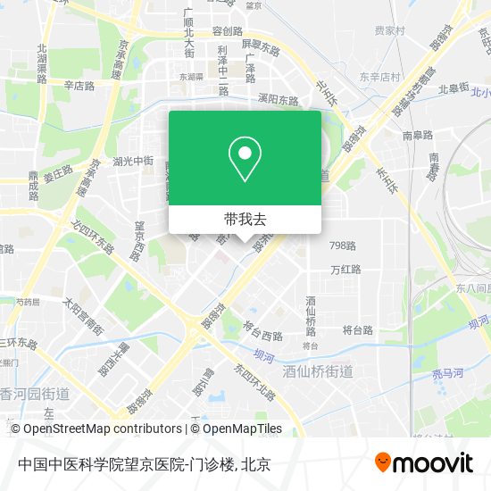 中国中医科学院望京医院-门诊楼地图