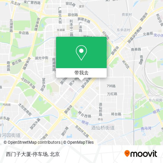 西门子大厦-停车场地图