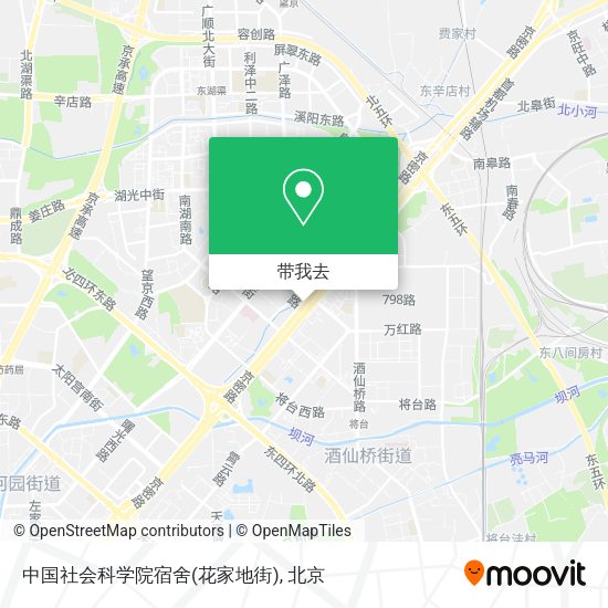 中国社会科学院宿舍(花家地街)地图