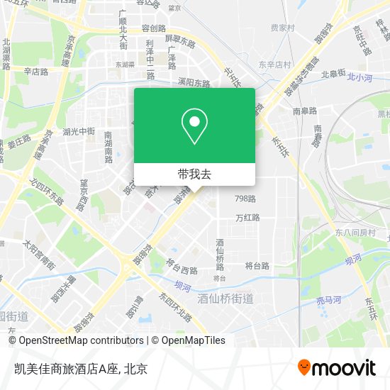 凯美佳商旅酒店A座地图