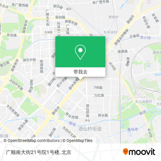 广顺南大街21号院1号楼地图