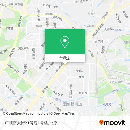 广顺南大街21号院1号楼地图