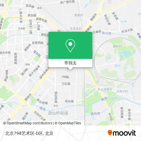 北京798艺术区-D区地图