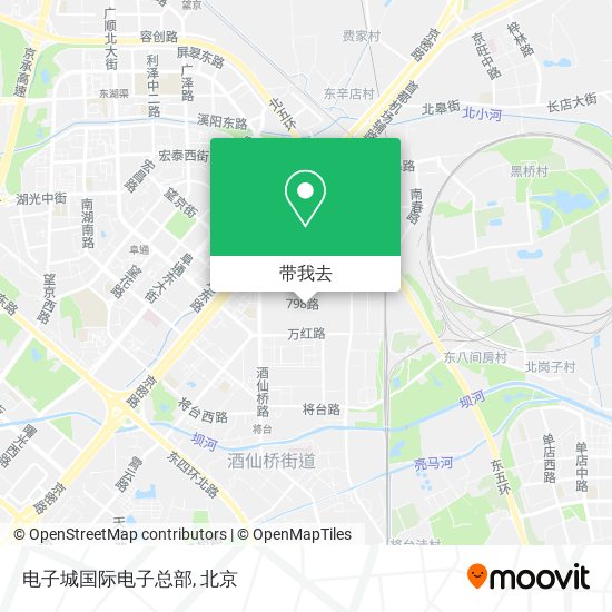 电子城国际电子总部地图