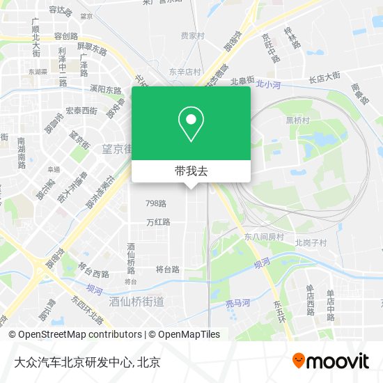 大众汽车北京研发中心地图