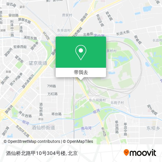 酒仙桥北路甲10号304号楼地图