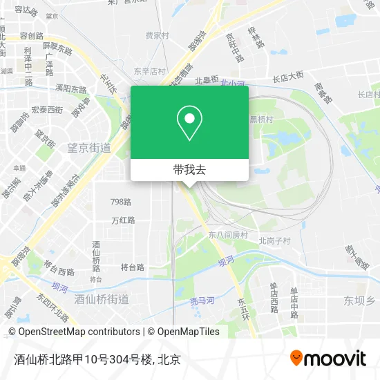 酒仙桥北路甲10号304号楼地图
