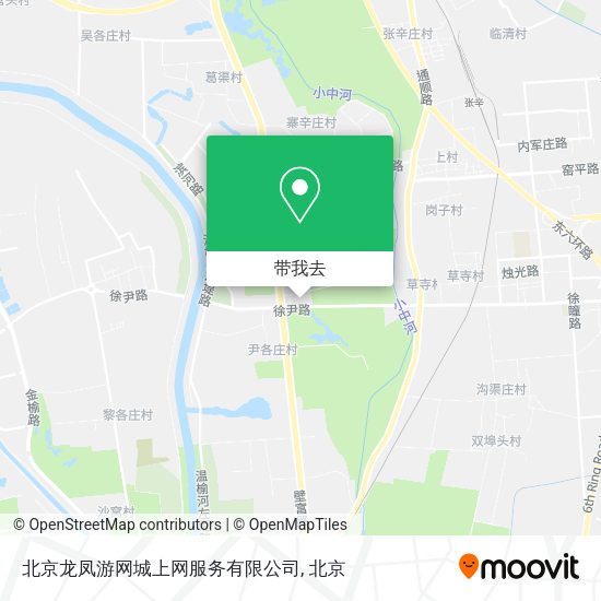 北京龙凤游网城上网服务有限公司地图