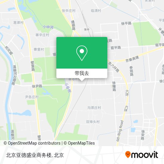 北京亚德盛业商务楼地图