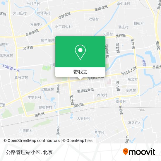 公路管理站小区地图