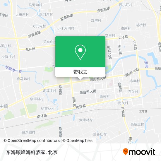 东海顺峰海鲜酒家地图