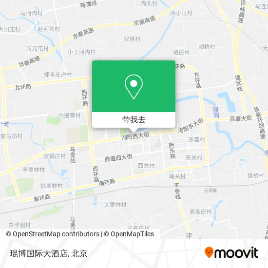 琨博国际大酒店地图